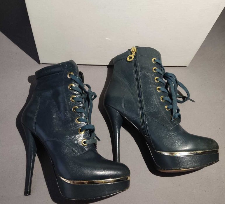 Cizme pentru femei/dame cu toc Rokail Vera Pelle marimea 37