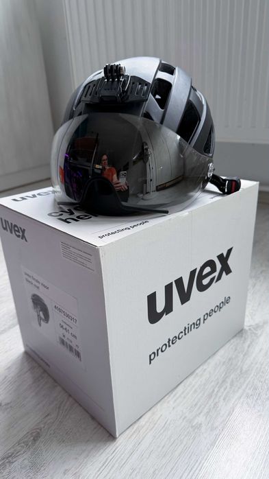 Casca bicicleta UVEX Finale visor black mat