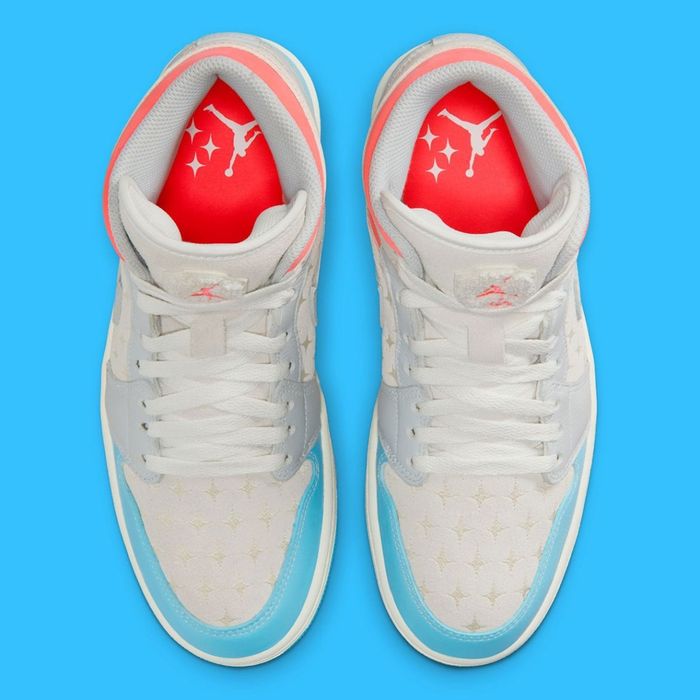 Jordan 1 mid " Lava blue" 36.5 originali noi