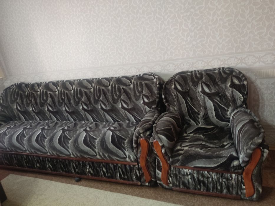 Диван 2 кресломен бірге