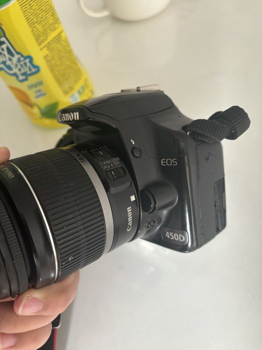 Камера Canon450D+объектив+комплект