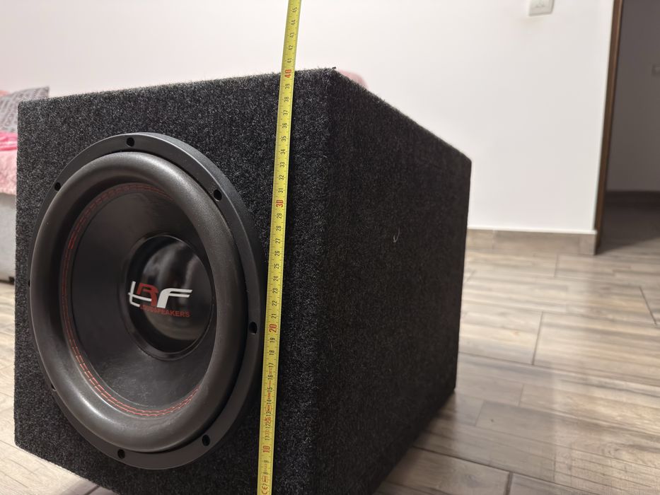 Subwoofer 12 inch 500W RMS + Amplificator Deaf Bounce AAP 2100.1D Atom Plus monobloc 2100w