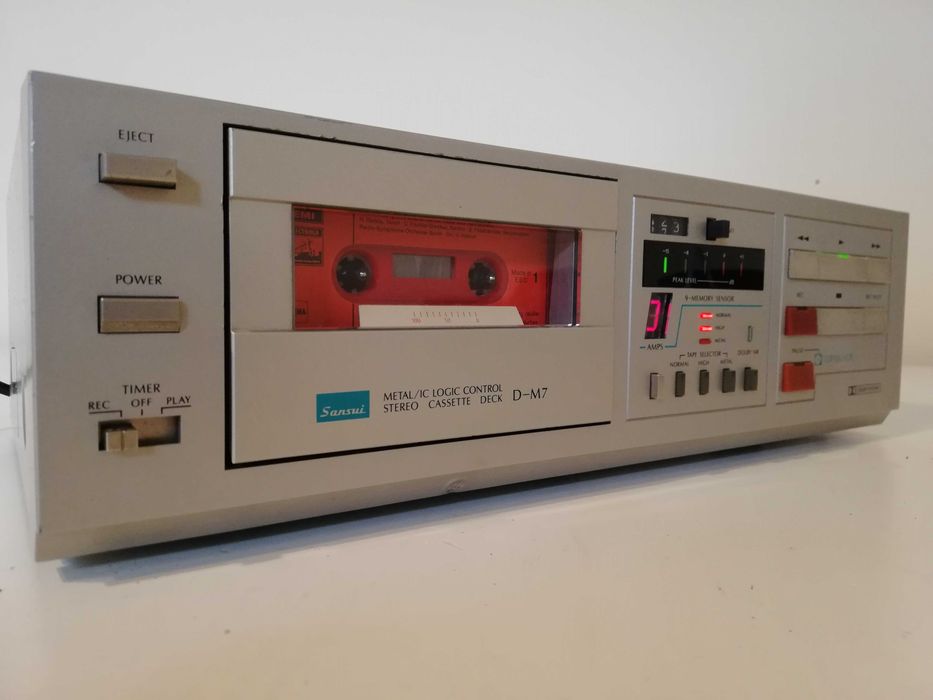 Stereo Casette Deck SANSUI model D-M7 - Vintage/stare Perfecta/RAR