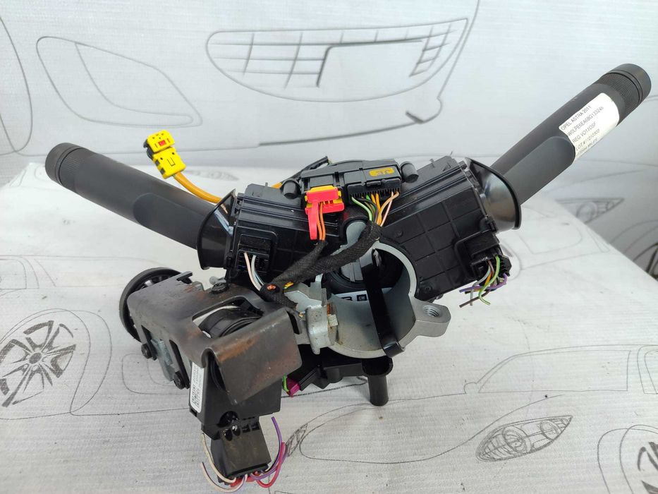 Ansamblu manete comenzi volan + spiră + contact Opel Astra J 20817720 2011 / [2010-2015] / (5B3)