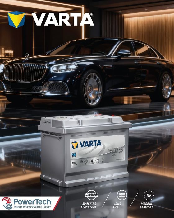 Varta аккумуляторы! Akkumulyator! Akkumlyator! Mers Bmw Byd uchun