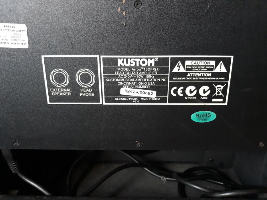 Stații chitară KUSTOM ARROW 16DFX, C.GIANT M-20 și JIM HARLEY "Max Ten