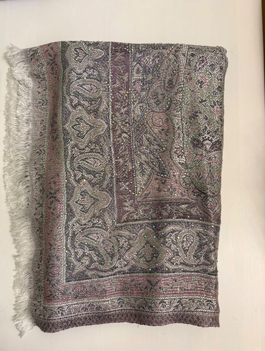 Новый палантин кашемир со стразами