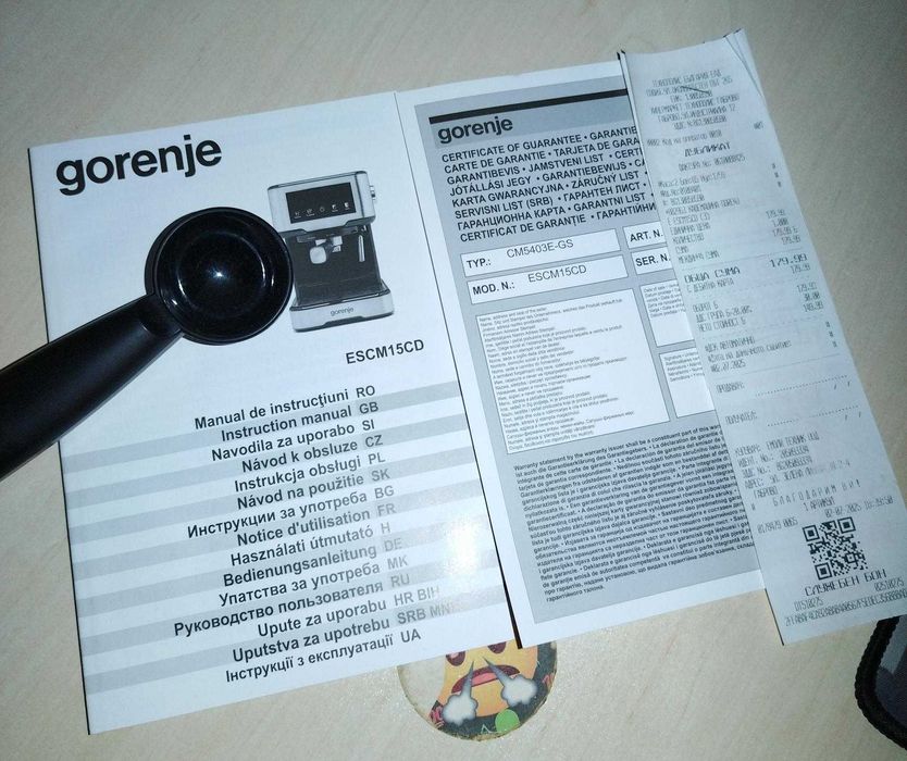 Кафемашина Gorenje ESCM15CD