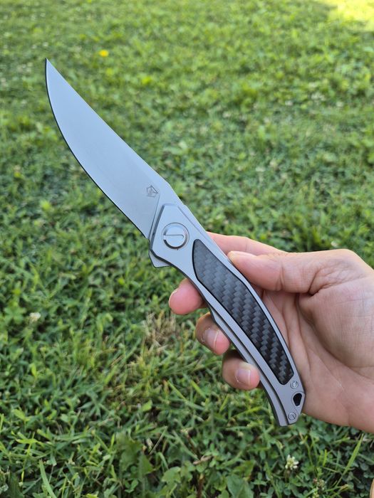 Сгъваем нож Shirogorov Quantum Ursus Lone,Cromax PM,два цвята,SH204