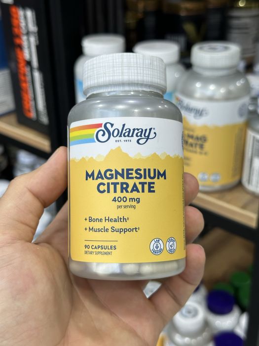 Solaray Magnesium Citrate 400 mg 90 капсул