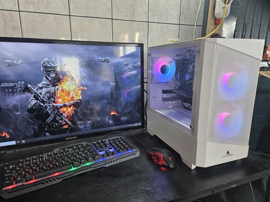 Unitate PC Gaming Ryzen 5 3600 video 4GB RX 6400 16GB RAM SSD