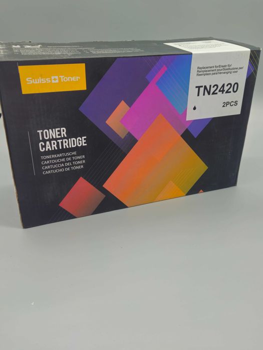 Комплект 2 броя тонер касети Swiss Toner TN2420 за Brother, черни
