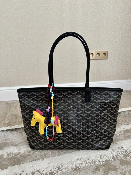 Новая кожаная сумка шоппер Goyard в премиум качестве