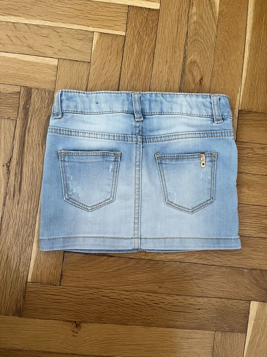 ZARA детско дънково яке / дънкова пола размер 104см (3-4 год)