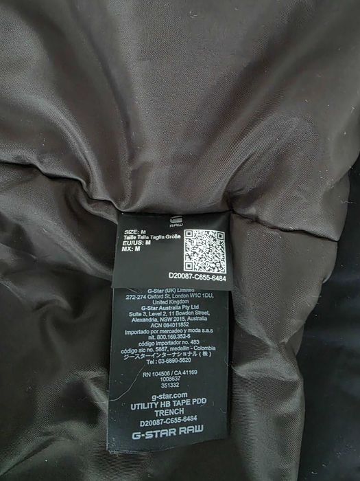 G-STAR Utility HB Tape Padded Trench