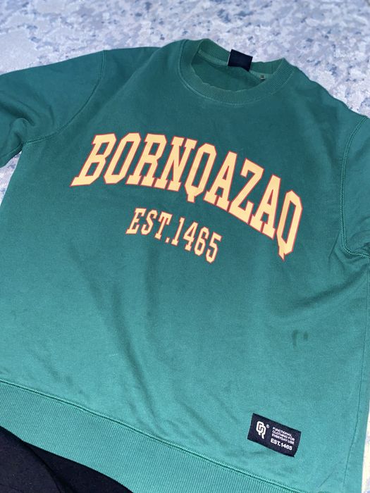 Свитшот QR зелен