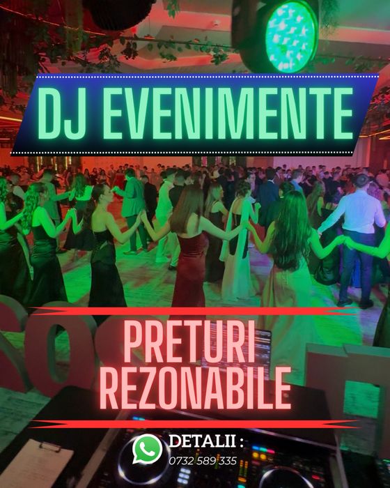 DJ profesionist pentru nunți, botezuri și petreceri private