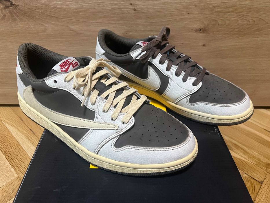 TRAVIS SCOTT air jordan 1 low OG Mocha мъжки кецове ,обувки 45