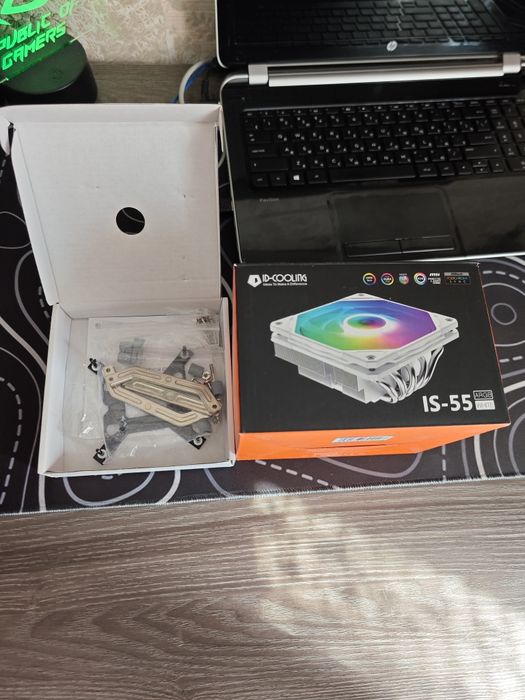 Продам кулер процессора ID-Cooling IS-55 ARGB White