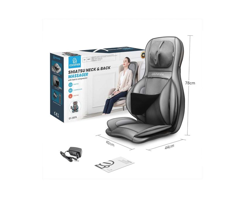 COMFIER 2307A Шиацу масажен стол с компресия и топлина Масажор за гръб