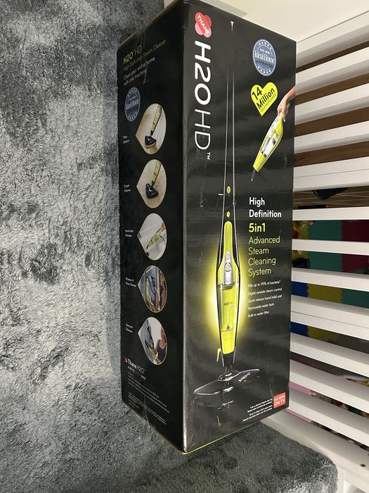 Mop cu aburi H2O HD 5 în 1  nou