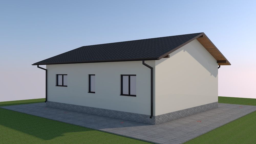 Construim case din structura metalica și panou sandwich