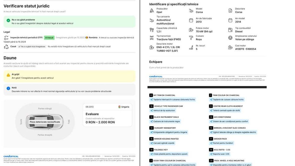 Opel Corsa 1.3 CDTI • 95 CP • Euro 5 • 2013