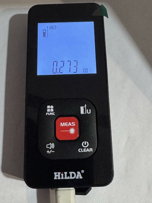 Нова лазерна ролетка hilda 50m