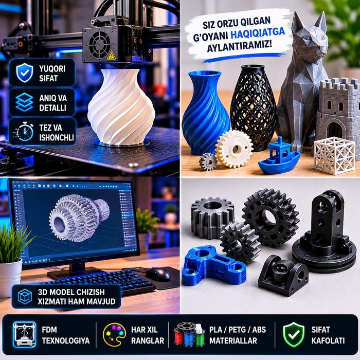 3D Printer xizmati | 3d print | 3d pechat |Услуги ЗД-печати