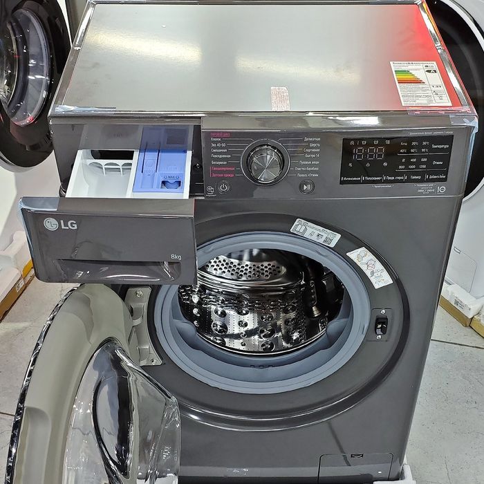 LG 8кг Direct Drive / Пар / Инвертор / Новый + гарантия + доставка