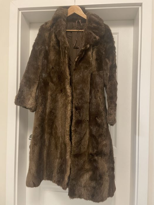 Haina blana naturala lunga