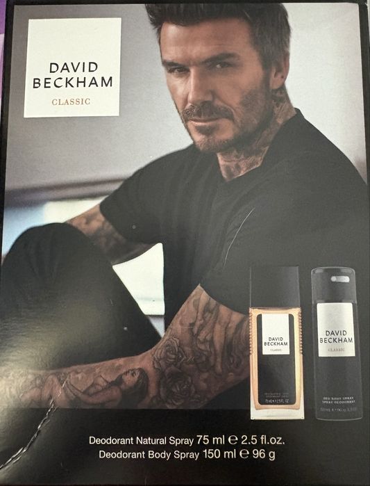 set parfum si deodorant david beckham