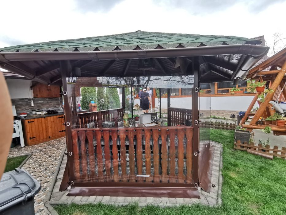 Folie terase si foisoare, terasa transparenta Cristal