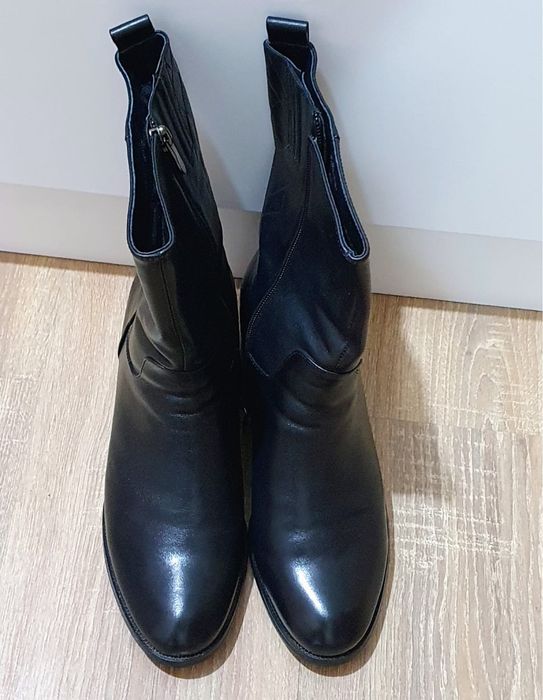 Полуботинки  кожаные