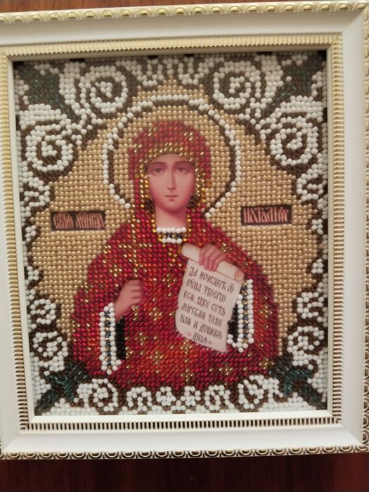 Продам иконы из бисера (в рамках)