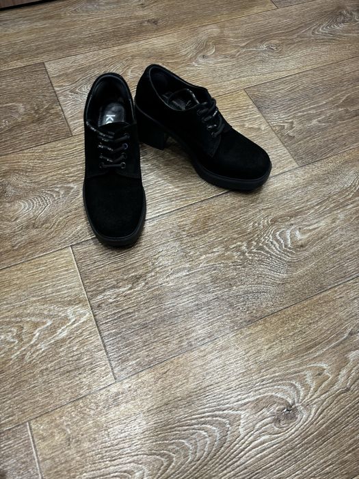 Полуботинки, замша 36 р.