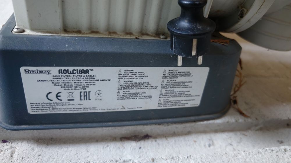Filtru piscina cu nisip Bestway 58499