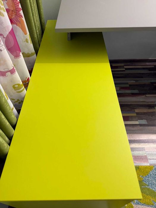 Бюро детско сиво-зелено Меблик Meblik