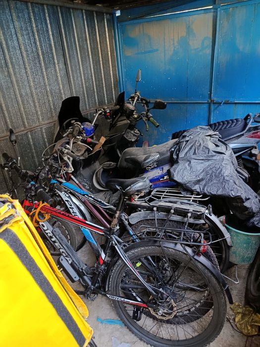 Мопет и велосипед