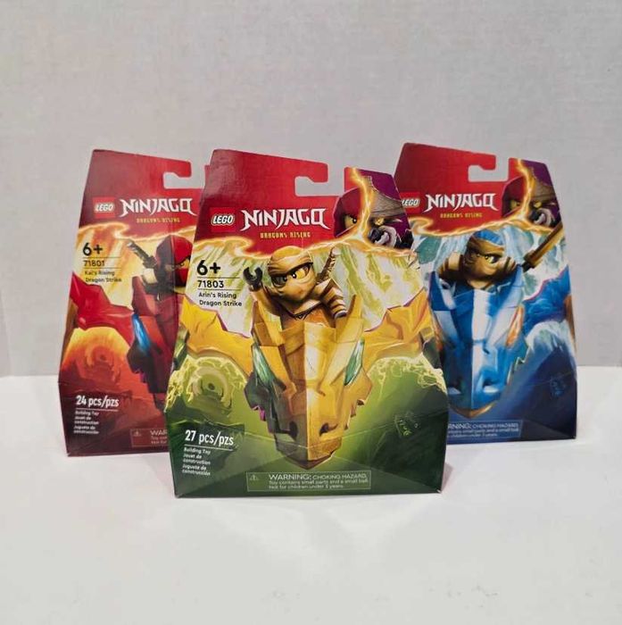 Lego Ninjago Dragon’s Rising Building Sets 71801, 71802, 71803