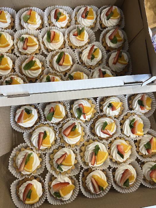 Пирожные капкейки торты чайные сеты