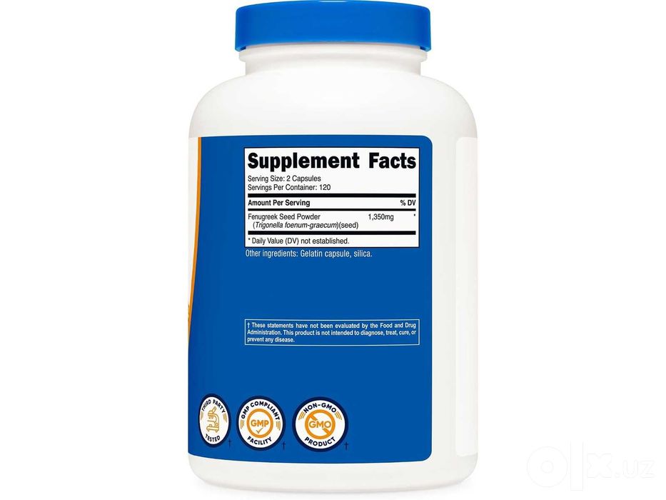 Nutricost Fenugreek 1350 мг - 240 капсул