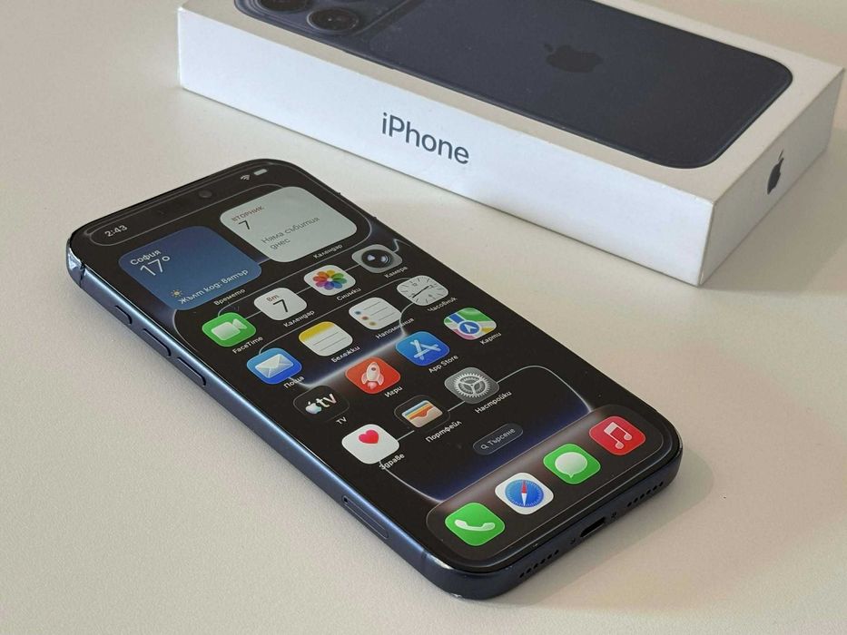 Бартер! iPhone 17 Pro Max Deep Blue (Син) 10 Цикъла.
