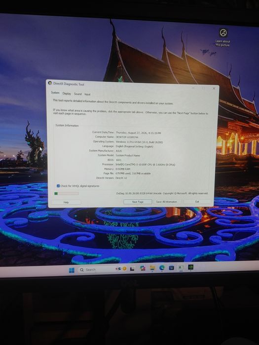 PC Gaming Intel i3-10100F + GTX 1650 4GB | 8GB RAM | Windows 11 Pro | GTA V, FC 26, Mortal Kombat, Warzone