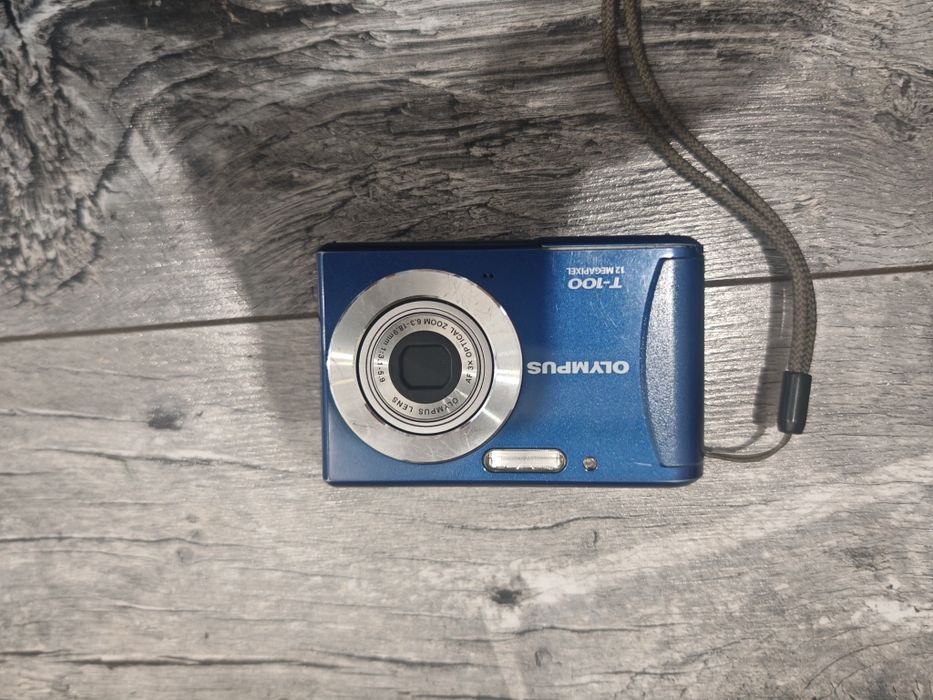 Olympus T-100 – 12 MP, 3× оптичен зуум, компактен дигитален фотоапарат