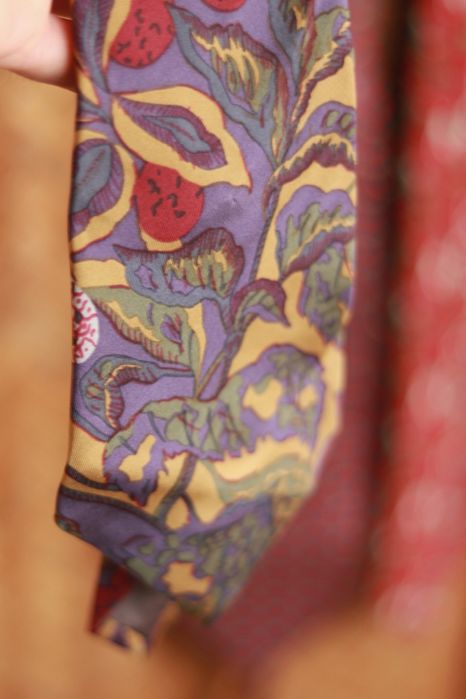 Lot cravate vintage din mătase naturală