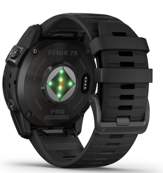 Garmin fēnix® 7x pro – sapphire solar black dlc titanium/black 51mm
