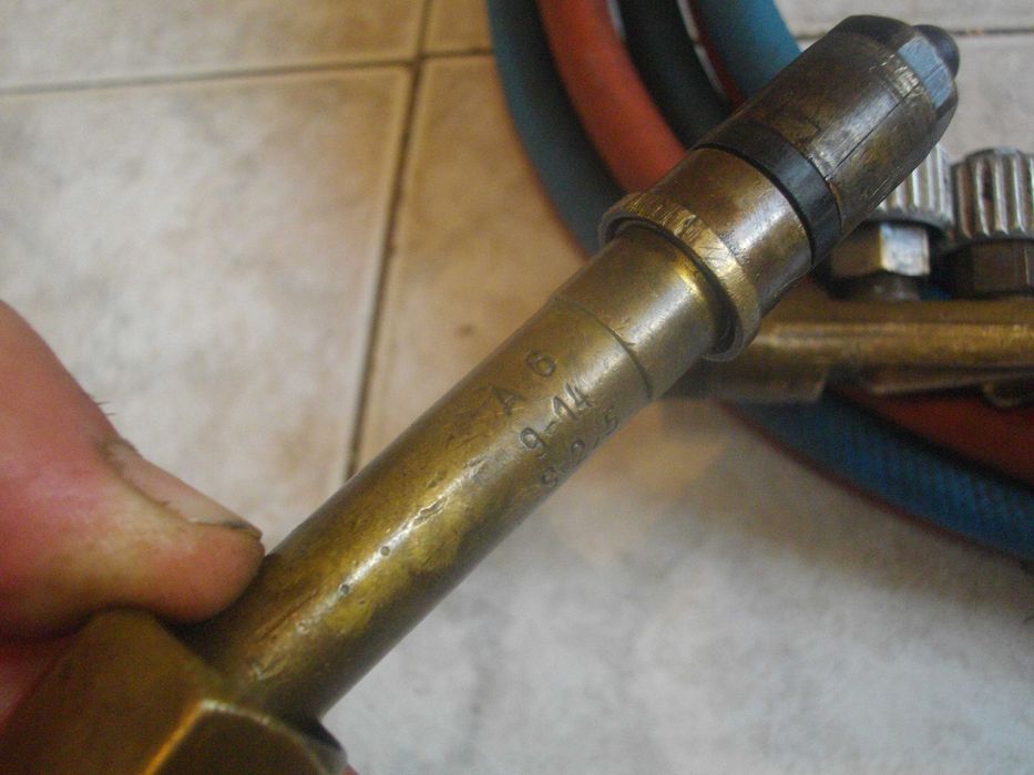 52см Оксиженна ацетиленова горелка PREGO немска старо качество маркучи