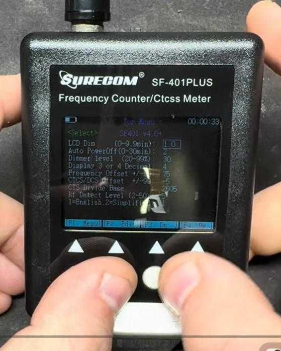 SURECOM SF401 Plus Честотометър Индикатор Сила Сигнал Радио Честота ...