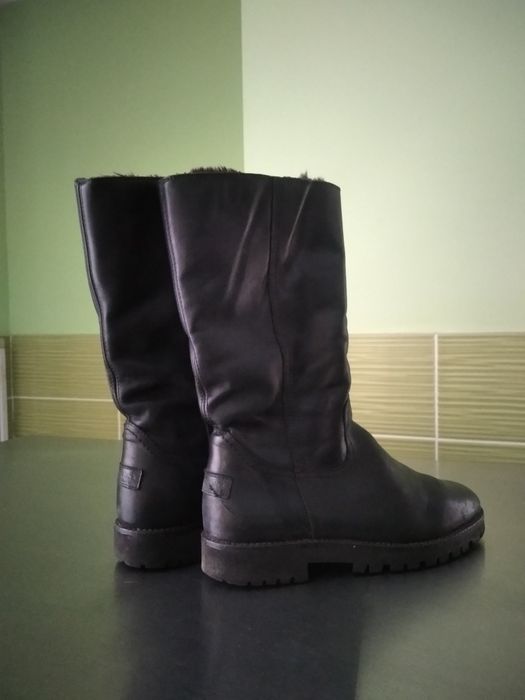 Продам сапоги кожаные